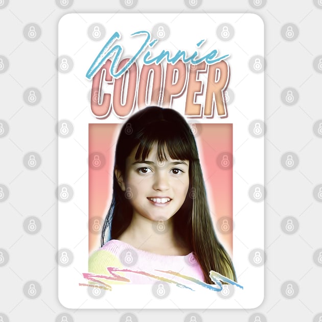 Winnie Cooper / Retro Style 80s Aesthetic Design Magnet by DankFutura